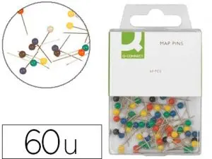 ÉPINGLE Q-CONNECT SIGNALISATION BOÎTE DISTRIBUTRICE 60 UNITÉS