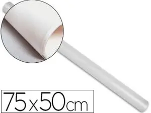 PAPIER DE SOIE MAILDOR 50X75CM 18G/M2 UNICOLORE BLANC ROULEAU 24F