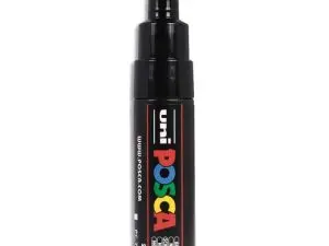MARQUEUR PEINTURE POSCA PC7M POINTE LARGE CONIQUE ENCRE    INODORE COUVRANTE MISCIBLE    TOUS SUPPORTS COLORIS NOIR