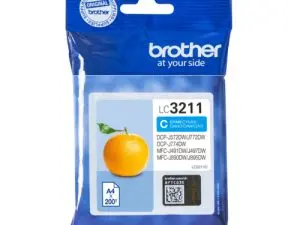CARTOUCHE BROTHER JET D'ENCRE LC3211C COULEUR CYAN 200P