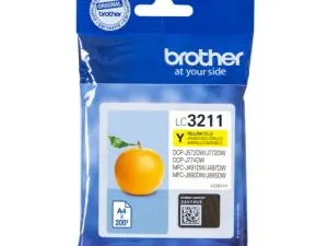 CARTOUCHE BROTHER JET D'ENCRE LC3211Y COULEUR JAUNE 200P