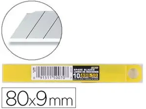 LAME RECHANGE OLFA CUTTER 9MM ACIER INOXYDABLE ÉTUI 10 UNITÉS