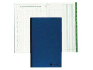 MANIFOLD EXACOMPTA PIQUÉ 195X320MM 80 PAGES RECETTES DÉPENSES