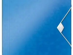 CHEMISE 3 RABATS LEITZ WOW POLYPROPYLÈNE FERMETURE ÉLASTIQUE COLORIS BLEU 235X320MM