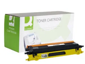 TONER LASER Q-CONNECT COMPATIBLE IMPRIMANTES BROTHER TN135Y COULEUR JAUNE HAUTE CAPACITÉ 4000P