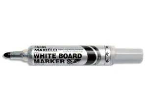 MARQUEUR PENTEL MAXIFLO EFFAÇABLE TABLEAU BLANC POINTE CONIQUE TRACÉ 2,1MM ÉCRITURE 1000M CORPS PLASTIQUE RECYCLÉ NOIR
