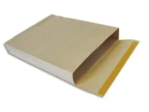 POCHETTE GPV KRAFT ARMÉ 120G 24 260X330MM SOUFFLET 50MM PAQUET 50 UNITÉS