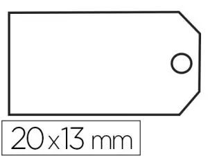ÉTIQUETTE À FIL APLI AGIPA 13X20MM CARTONNETTE BLANCHE FIL BLANC COTON PAQUET 200 UNITÉS