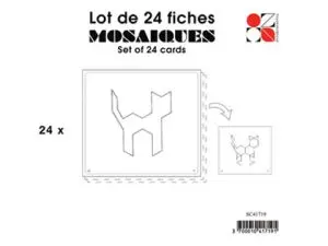 FICHE MODÈLE OZ INTERNATIONAL MOSAÏQUE SACHET 24 UNITÉS