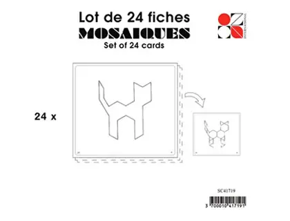 FICHE MODÈLE OZ INTERNATIONAL MOSAÏQUE SACHET 24 UNITÉS