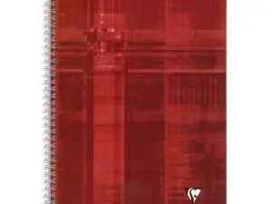 CAHIER CLAIREFONTAINE PAPIER VÉLIN VELOUTÉ COUVERTURE PELLICULÉE RELIURE INTÉGRALE A4 21X29,7CM 180 PAGES 90G SÉYÈS