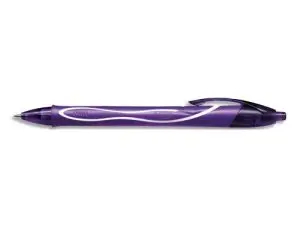 ROLLER BIC GELOCITY QUICK DRY ENCRE GEL POINTE 0.7MM COLORIS VIOLET