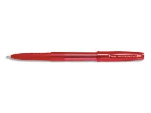 STYLO-BILLE PILOT SUPER GRIP G CAP POINTE EXTRA LARGE COLORIS ROUGE