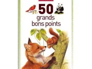 BON POINT ÉDITIONS LITO ANIMAUX TEXTE PÉDAGOGIQUE AU VERSO 140X102MM BOÎTE 50 UNITÉS