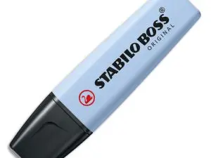 SURLIGNEUR STABILO BOSS ORIGINAL PASTEL ENCRE BASE    EAU POINTE BISEAUTEE LARGEUR  TRACE 2/5MM COLORIS NUAGE DE