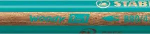 CRAYON STABILO WOODY 3 IN 1 MULTI-TALENTS COLORIS VERT    JADE
