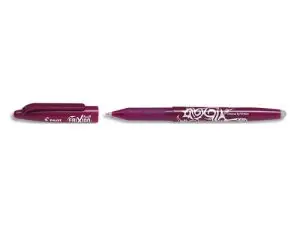 ROLLER PILOT FRIXION BALL POINTE MOYENNE 0,7MM ENCRE GEL THERMOSENSIBLE EFFAÇABLE RECHARGEABLE COLORIS ROUGE-BORDEAUX