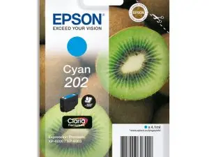 CARTOUCHE EPSON JET D'ENCRE 202 COULEUR CYAN 300P