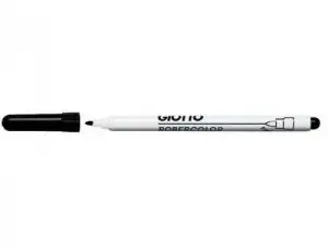 MARQUEUR GIOTTO ROBERCOLOR EFFAÇABLE TABLEAU BLANC POINTE MEDIUM OGIVE 4 MM COLORIS NOIR