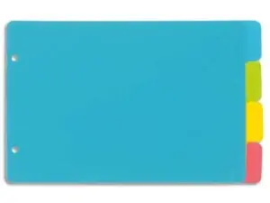 INTERCALAIRES VIQUEL A5 HAPPY FLUO 4 POSITIONS 14,5X22,5CM COLORIS ASSORTIS