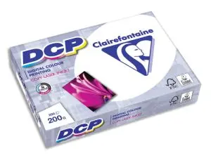 PAPIER CLAIREFONTAINE DCP INKJET/LASER A3 200G/M2 -     RAMETTE DE 250 FEUILLES