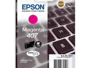 CARTOUCHE EPSON JET D'ENCRE 407  CLAVIER COULEUR MAGENTA  1,9K