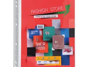 POCHETTE PERFOREE EXACOMPTA A4+ PP PREMIUM LISSE 14/100EME 140 MICRONS PAQUET 10 UNITES