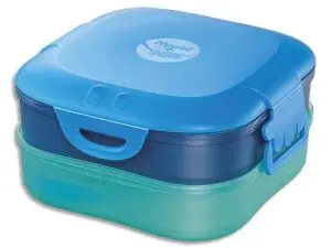 BOITE A DEJEUNER MAPED FIGURATIVE 3 EN 1 POUR ENFANT COLORIS BLEU