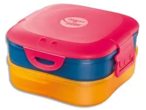 BOITE A DEJEUNER MAPED FIGURATIVE 3-EN-1 POUR ENFANT COLORIS ROSE