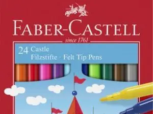 FEUTRE SCOLAIRE FABER CASTELL CHATEAU POCHETTE DE 24