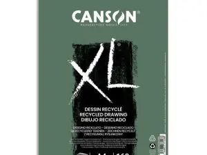 BLOC CROQUIS CANSON XL RECYCLÉ SPIRALE MICRO-PERFORATIONS 160G A4 50F