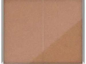 VITRINE D INTERIEUR NOBO PREMIUM PLUS A4 PORTE         COULISSANTE VERRE SECURITE    FOND LIEGE CAPACITE 15