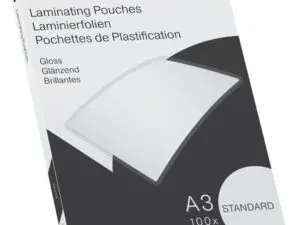 POCHETTE PLASTIFICATION IBICO BASICS A3 125 MICRONS COLORIS TRANSPARENT BOITE 100 UNITES