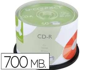 CD-R Q-CONNECT 700MB 80MIN TOUR 50 UNITÉS
