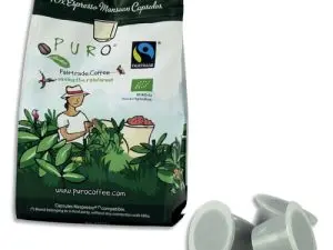 CAFE PURO MONSOON BIO COMPATIBLE NESPRESSO 100% ARABICA FAIRTRADE SACHET 10 CAPSULES