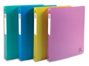 CLASSEUR 4 ANNEAUX EXACOMPTA FOREVER YOUNG POLYPROPYLENE A4 4/30MM ASSORTIMENT