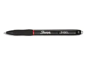 STYLO GEL SHARPIE GEL POINTE MOYENNE 0.7MM ENCRE ROUGE