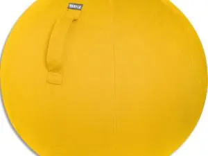 BALLON D'ASSISE ERGONOMIQUE LEITZ ERGO COSY ACTIVE JAUNE 65CM DIAMETRE