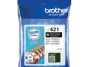 CARTOUCHE BROTHER JET D'ENCRE DCP-J1140DW, MFC-J1010DW,     MFC-J1012DW ENCRE NOIR