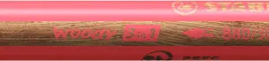 CRAYON STABILO WOODY 3 IN 1 MULTI-TALENTS COLORIS ROUGE   PASTEL