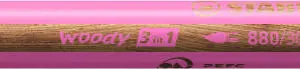 CRAYON STABILO WOODY 3 IN 1 MULTI-TALENTS COLORIS ROSE    PASTEL