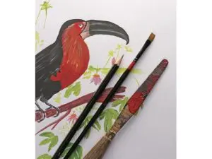 BLOC DE DESSIN ENCOLLE CLAIREFONTAINE PAINT'ON. PAPIER MULTI TECHNIQUE 250G EXTRA BLANC. FORMAT A 3 29,7