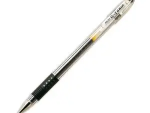 ROLLER PILOT G1 GEL GRIP CAOUTCHOUC BILLE CARBURE DE TUNGSTÈNE POINTE FINE ENCRE GEL NOIRE