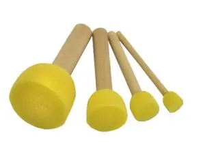 BROSSE À POCHER PINSELFABRIK SOIE RONDE 4 TAILLES ASSORTIES LOT 4 UNITÉS