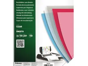 COUVERTURES FELLOWES TRANSPARENTE PVC 150 MICRA    PACK DE 100