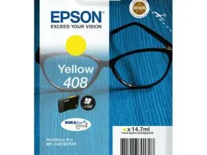CARTOUCHE EPSON JET D'ENCRE 408 JAUNE 1100P