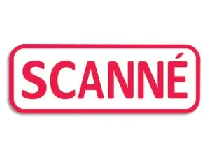 TIMBRE TRODAT X-PRINT SCANNE ENCRAGE AUTOMATIQUE DIM.      EMPREINTE 47X18MM COLORIS     ROUGE