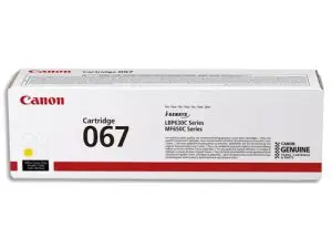 TONER CANON 067 ORIGINAL 1250P JAUNE