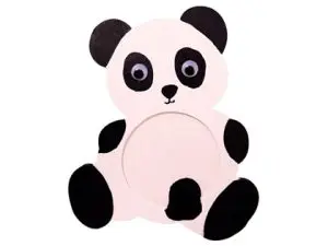 CADRE PHOTO EN BOIS À DÉCORER FORME OURSON 12X16CM