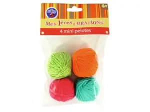 LAINE COLOREM MINI COLORIS ASSORTIS 4 PELOTES